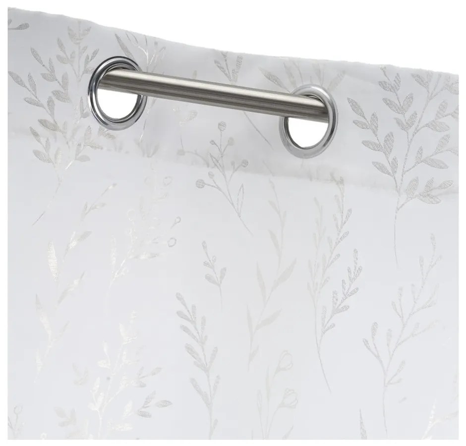 Biela/v striebornej farbe záclona 140x260 cm Buds – Casa Selección