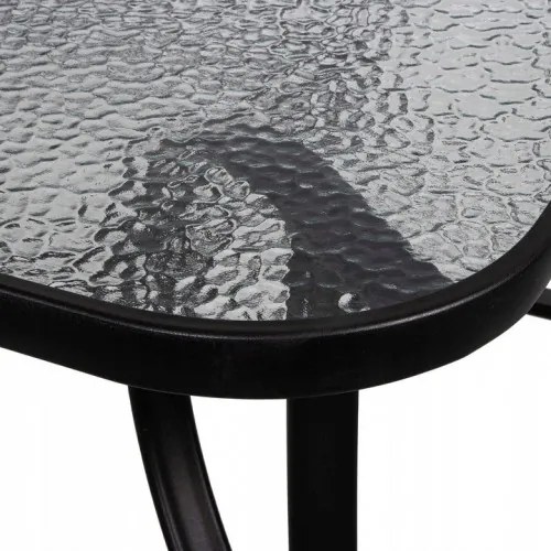 Záhradný stôl SPRINGOS GF1014​​​​​​​ - čierny