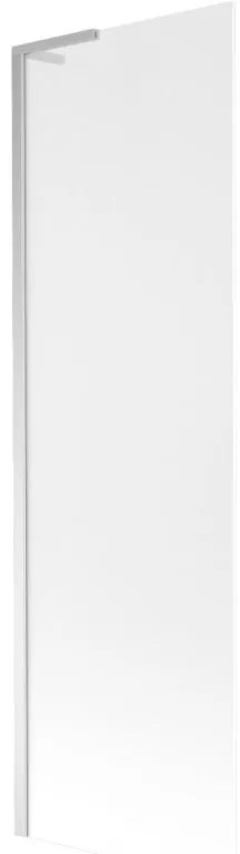 Mexen Next L, 1-krídlová vaňová zástena 60 x 150 cm, 6mm sklo námraza, chrómový profil, 895-060-000-03-30-01