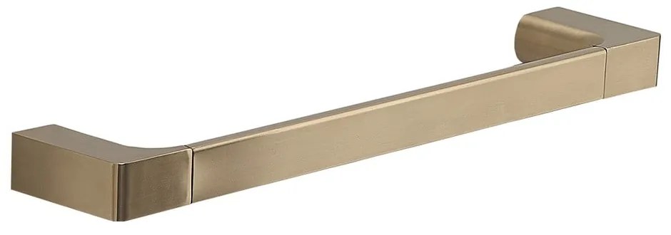 Nástenný mosadzný držiak na uteráky v zlatej farbe Gedy Pirenei – Sapho