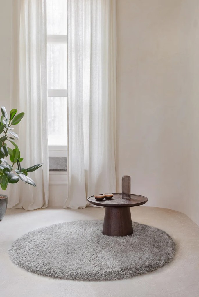 Osta, Kusový koberec Rhapsody 2501 906 kruh, 200x200 (priemer) kruh, šedá, kancelária