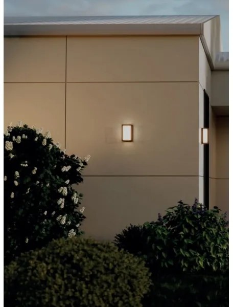 Redo 90534 - LED Vonkajšie nástenné svietidlo QUADRIS LED/12W/230V IP54 hnedá