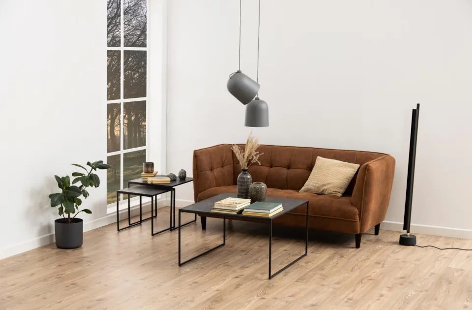 Actona Set príručných stolíkov Infinity (2 ks) - čierna