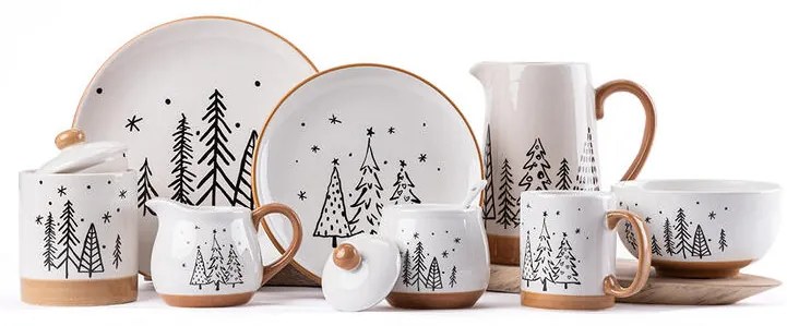 Keramický tanier STROMČEKY 24 cm