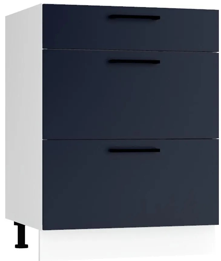 Kuchynská skrinka Max D60s/3 námornícka modrá