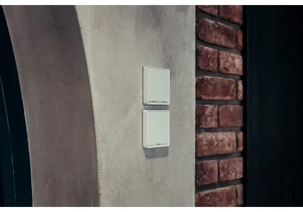 Immax NEO 07507L - Vypínač 2-tlačidlový SMART 1xCR2430 Zigbee 3.0 Tuya