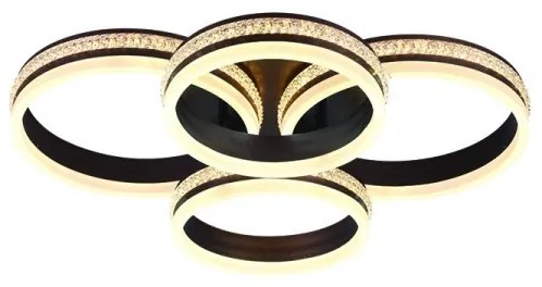 LED Stmievateľný prisadený luster LED/150W/230V 3000-6500K + diaľkové ovládanie