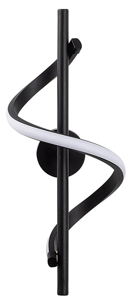 Nástenné LED svietidlo Likma čierne