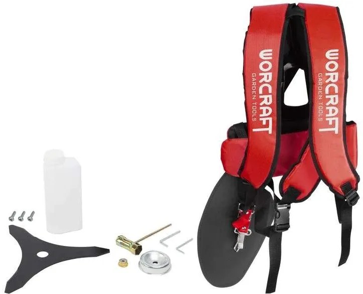 Krovinorez Worcraft GT65-430 s príslušenstvom, 2,2 kW, ANTIVIBRAČNÁ FUNKCIA