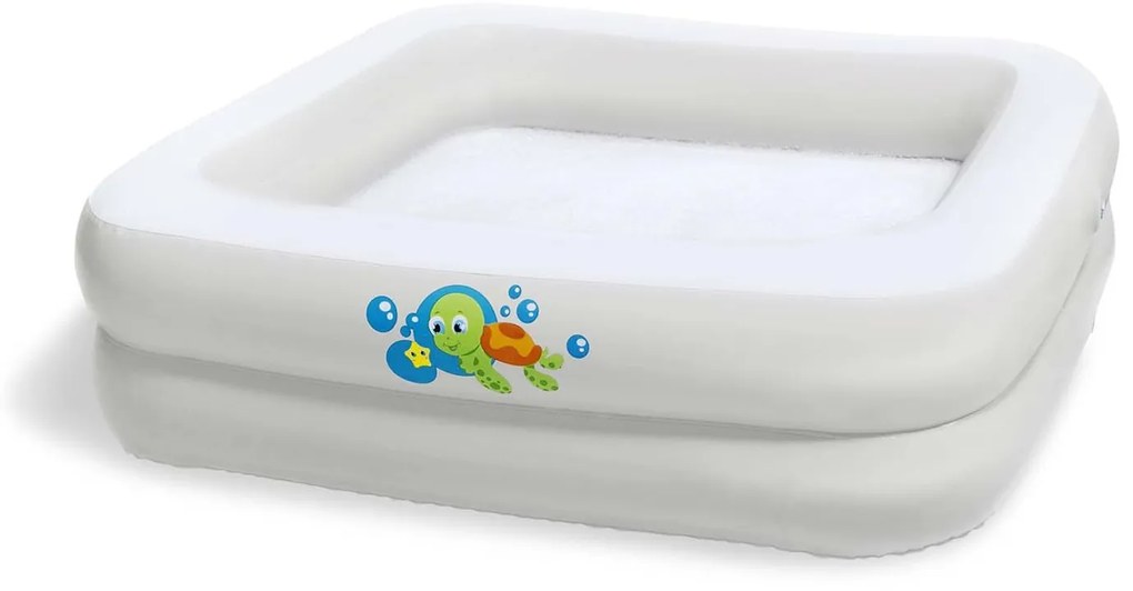 Nafukovacia detská cestovná vanička 86 x 86 x 25 cm Bestway 51116