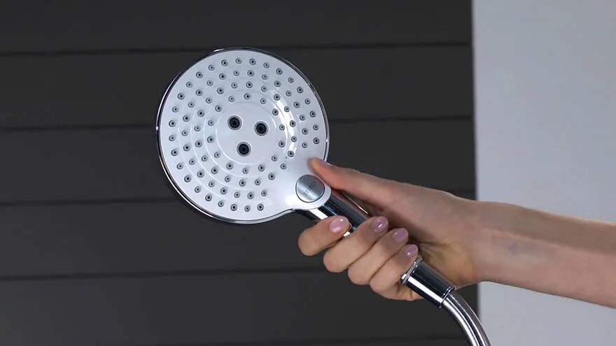 Hansgrohe Raindance Select S, ručná sprcha 120 3jet EcoSmart, biela/chrómová, HAN-26531400