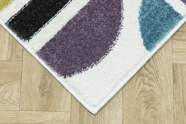 Koberec LIMA M045A ružový / modrý / krémový