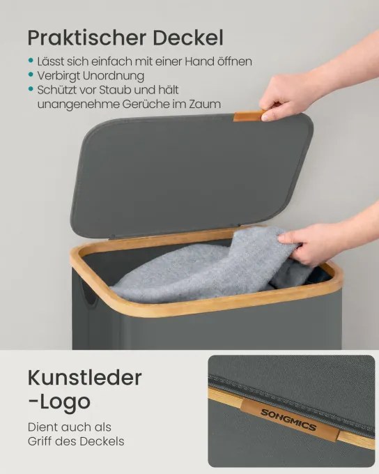 Kôš na bielizeň LCB518GN01