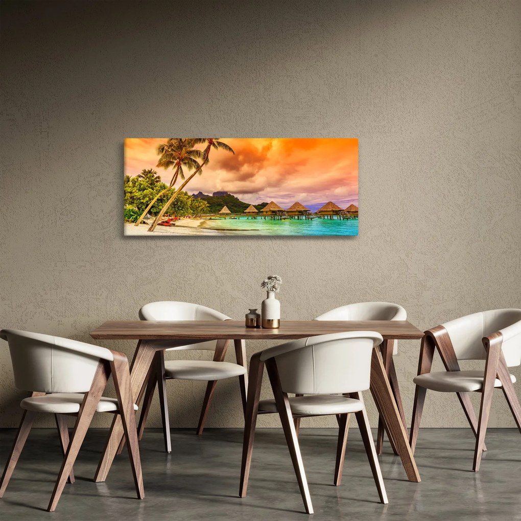 Obraz - Ostrov Bora Bora (120x50 cm)
