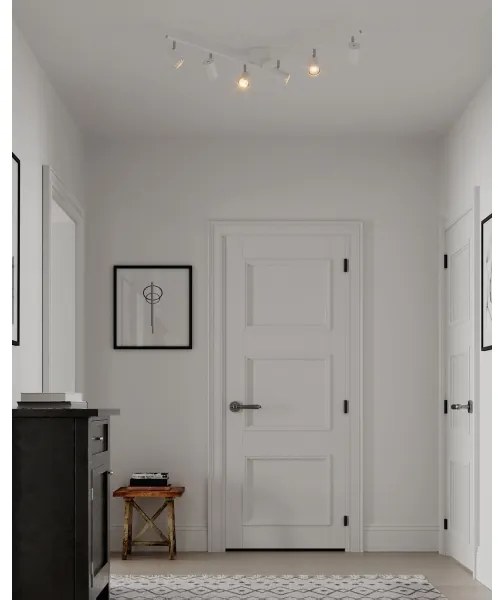 ByRydens 4202100-5002 - Bodové svietidlo CORRECT 6xGU10/7W/230V biela