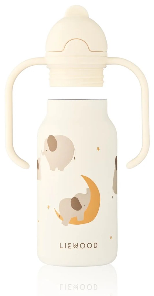 LIEWOOD Termo fľaša Kimmie Elephant / Creme de la Creme Recycled 250 ml