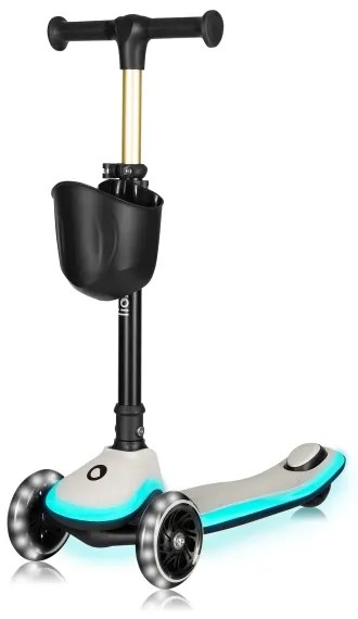 Lionelo - Detská kolobežka MEY 3xAAA piesková