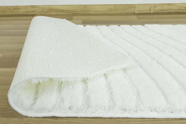 Kúpelňový koberček Premium 15 biely