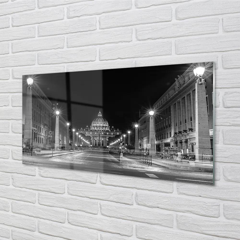 Obraz na akrylátovom skle Rím chapel road 100x50 cm