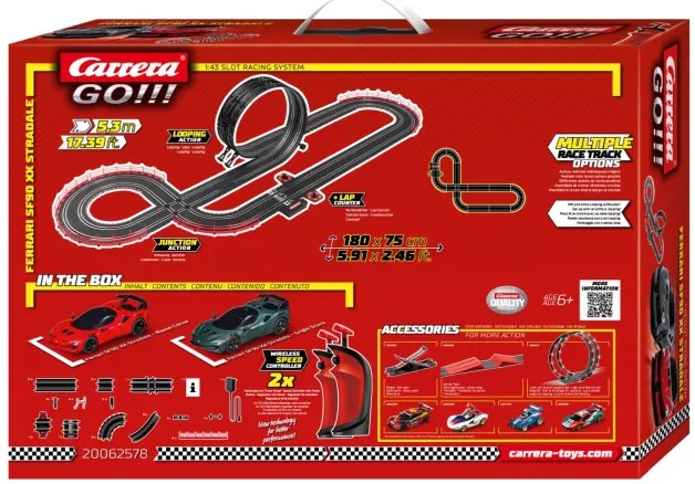 Pretekárska dráha Carrera Go 20062578 Ferrari 5,3m
