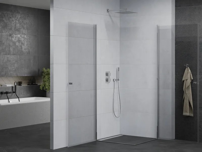 Mexen Pretoria DUO sprchovací kút 90x90cm, 6mm sklo, chrómový profil-číre sklo, 852-090-090-02-00