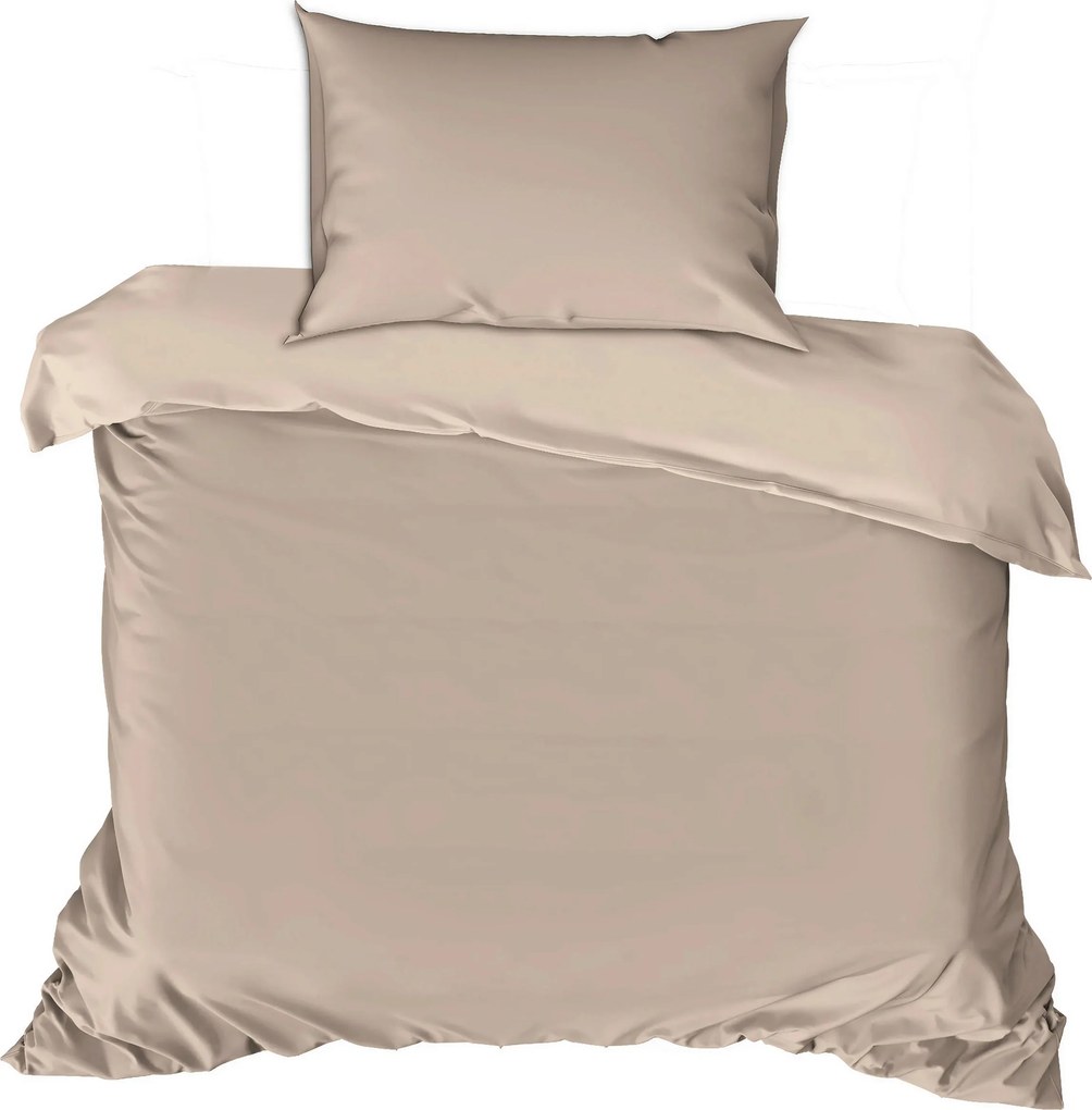 XXXLutz POSTEĽNÁ BIELIZEŇ, renforcé, béžová, 135/200 cm - Online Only bytové doplnky - 003808011501