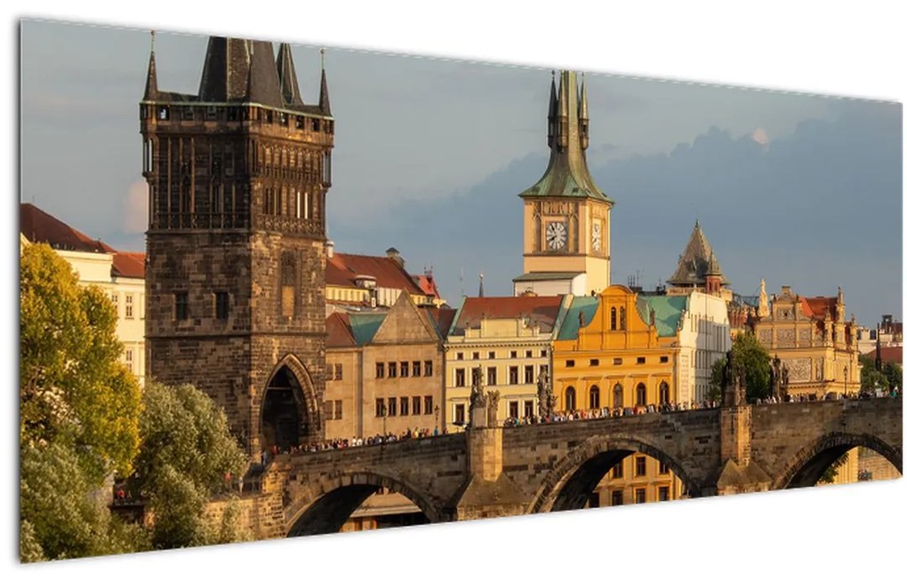 Obraz - Karlov most (120x50 cm)