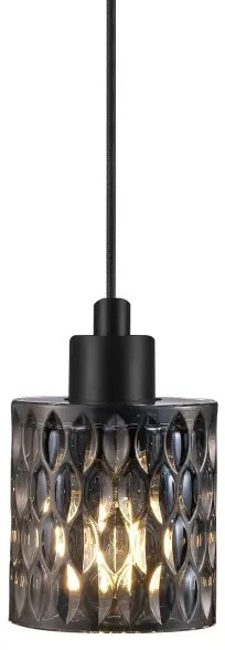 Nordlux - Luster na lanku HOLLYWOOD 1xE27/60W/230V dymová