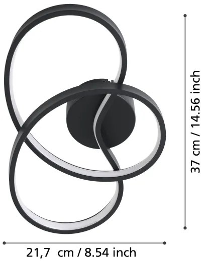 Eglo 900949 - LED Nástenné svietidlo GIANELLA LED/14,5W/230V