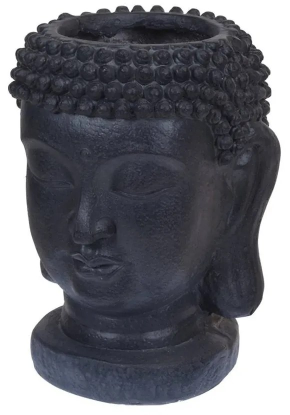 Kvetináč Budha 35 cm čierny