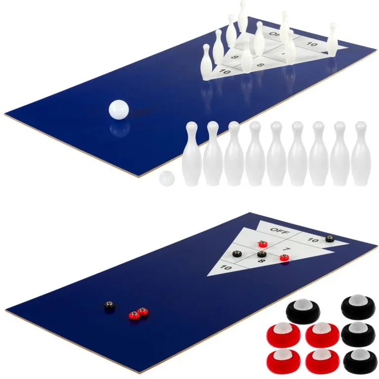 GAMESPLANET® 40544 Multifunkčný herný stôl 15 v 1 - tmavo hnedý