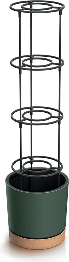 Kvetináč na pestovanie rajčín HOME GROWERO tmavozelený