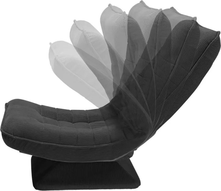 Relaxačné kreslo, šedé