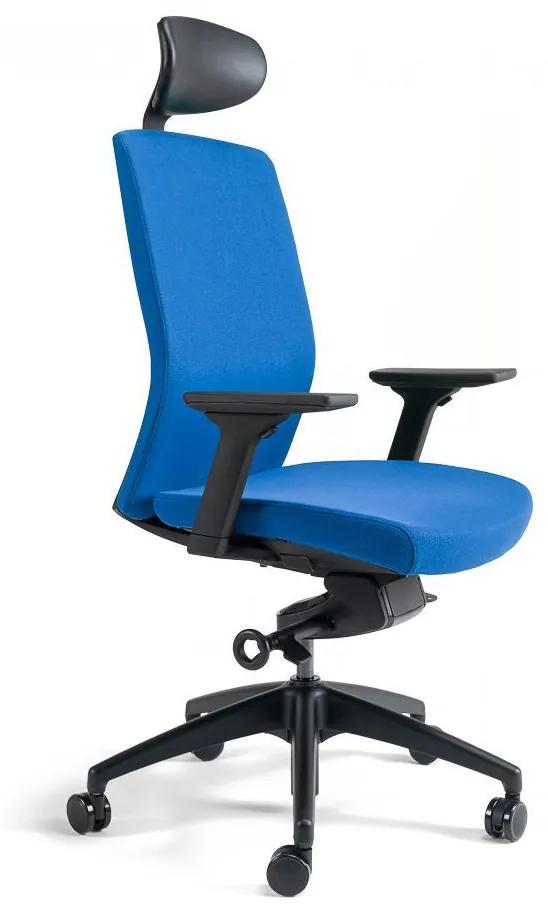 Kancelárska ergonomická stolička BESTUHL J2 SP — viac farieb, s podhlavníkom Zelená 203