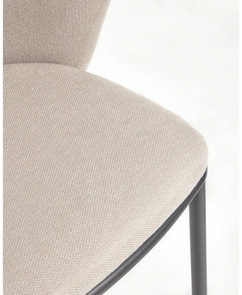 Béžová barová stolička (výška sedadla 65 cm) Ciselia – Kave Home