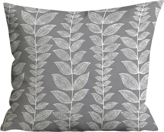 Mikroflanelová obliečka na vankúš KAVOLO 40x50 cm, sivá