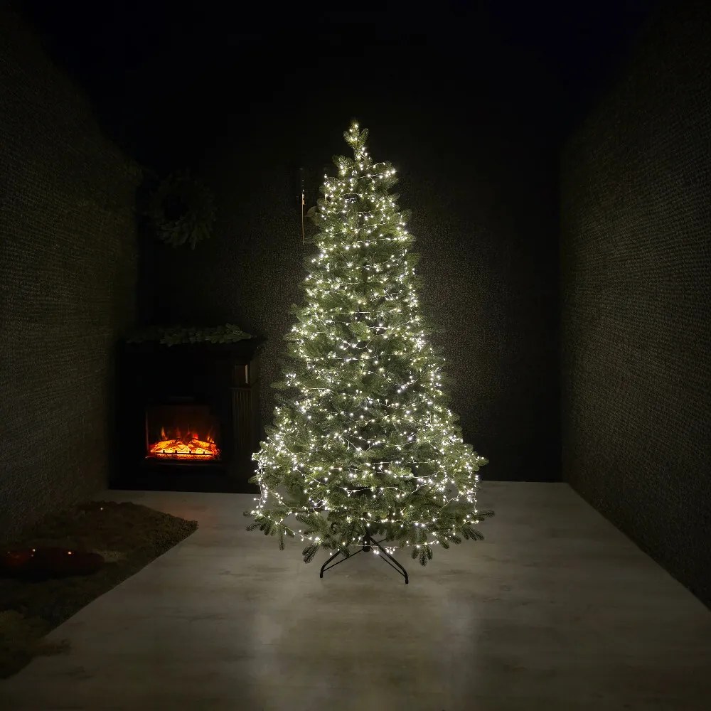 NANO LED vianočné svetielka na stromček teplá biela 33m 1100LED