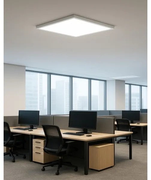 LED stropné svietidlo LED/40W/230V 3000/4000/6500K 50x50 cm biele