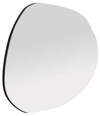 Nástenné zrkadlo LIORA 75x55 cm čierna