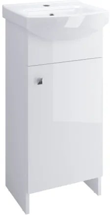 Cersanit Cersania + Sati, umývadlová skrinka Sati + umývadlo Cersania 40cm , biela, S567-001-DSM