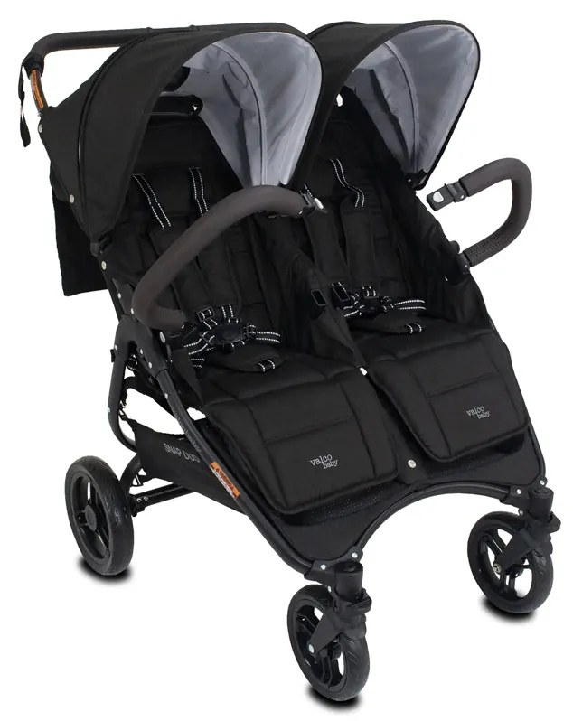 VALCO BABY Kočík dvojičkový Snap Duo Elite - liquorice