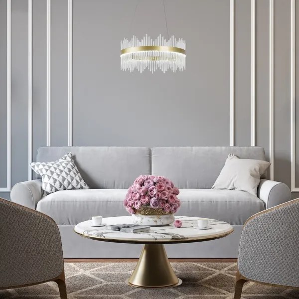 Rabalux 72227 - LED Luster na lanku MABEL LED/36W/230V 3000/4000/6000K zlatá