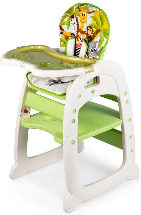 Bestent Detská jedálenská stolička 2v1 SAFARI Ecotoys