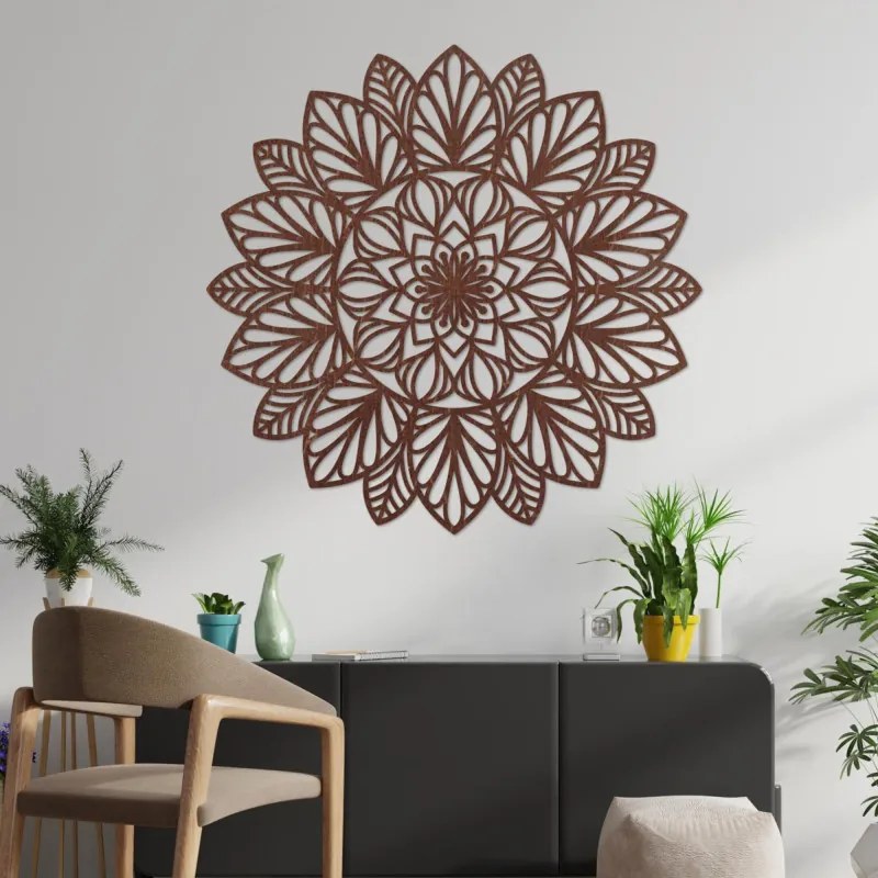 Drevená mandala na stenu, drevený dekorácia I SENTOP PR0255