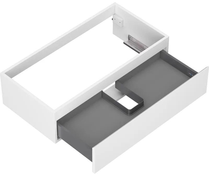 Mexen Orio, kúpeľňová skrinka 90 cm, 1 zásuvka, biela matná, 91A10-09023-1-BF01