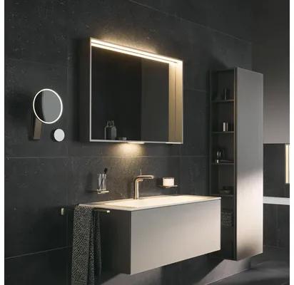 LED zrkadlo do kúpeľne KEUCO X-Line biele 120 x 70 cm