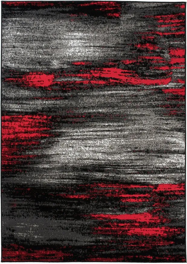 TA Koberec Z905E BLACK MAYA PP ESM Sivý Obdĺžnikový Rozmer: 200x200 cm