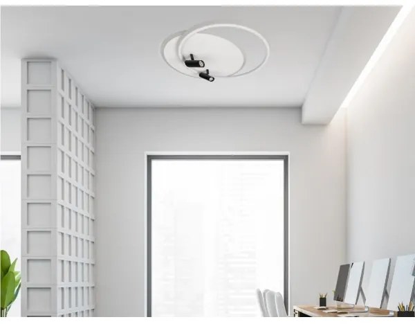 LED Stmievateľné stropné svietidlo LED/65W/230V 3000-6500K biela + diaľkové ovládanie