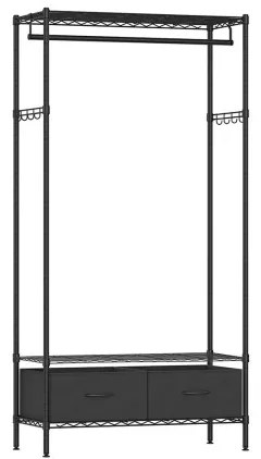 Otvorená šatníková skriňa LGR411B02