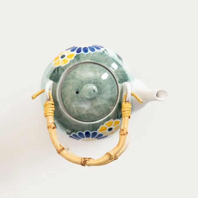 Čajník so šálkami LIMITE 772382 zelený